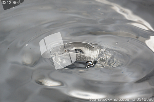 Image of Drop of water splashed creates waves.