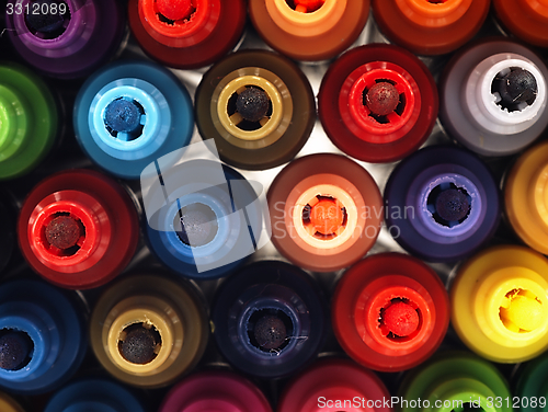 Image of Colorful school markers closely.