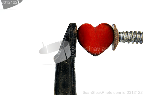 Image of Heart under high pressure.
