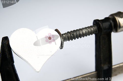 Image of Heart under high pressure.