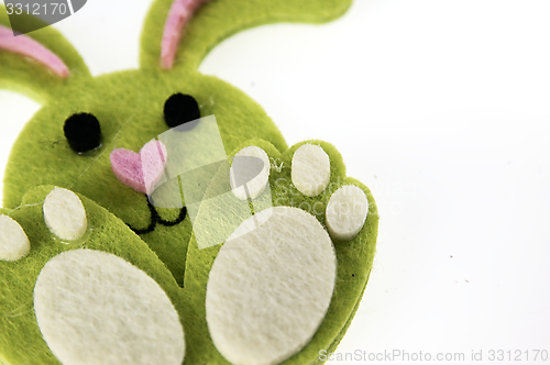 Image of Small Easter bunny toy.