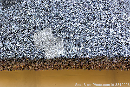 Image of Fragment of the old reed roof.