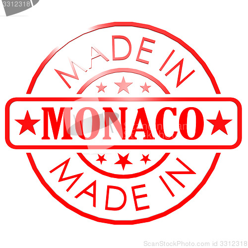 Image of Made in Monaco red seal