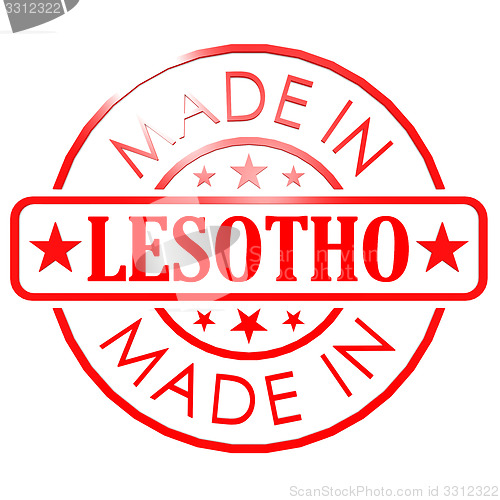 Image of Made in Lesotho red seal