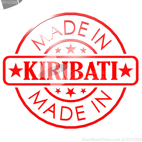 Image of Made in Kiribati red seal