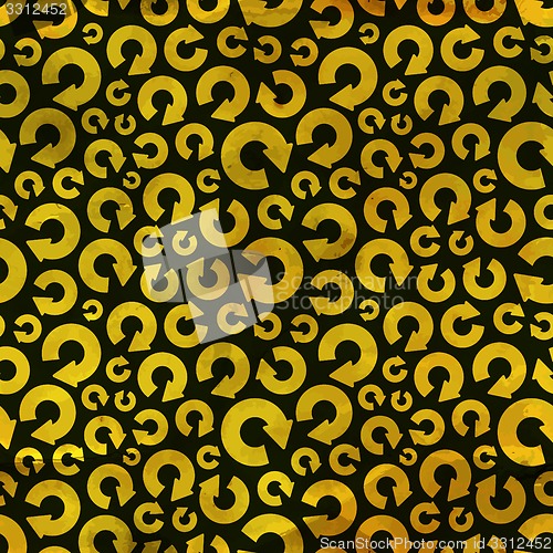 Image of Recycle. Seamless pattern.