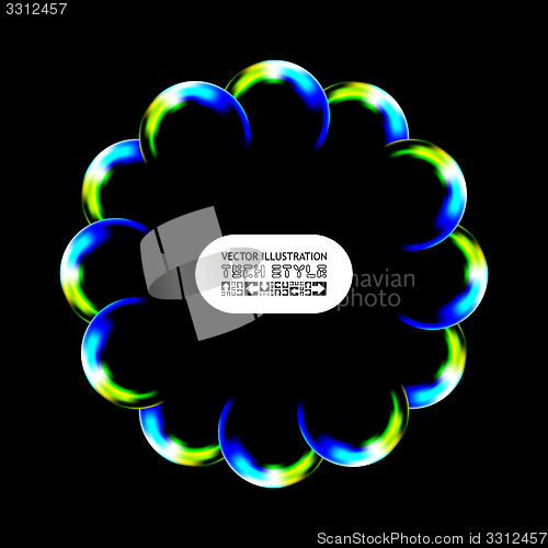 Image of Cloud abstract illustration.