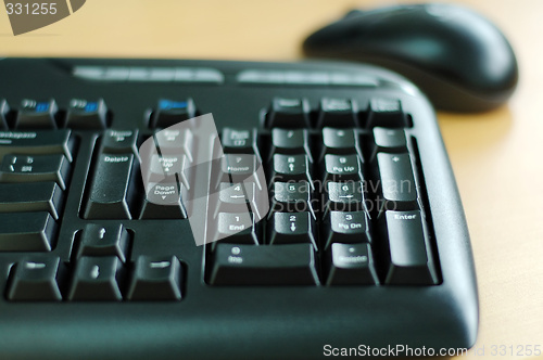 Image of Computer keyboard and mouse