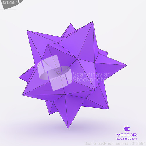 Image of 3d structure background. Vector illustration. 