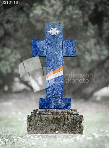 Image of Gravestone in the cemetery - Marshall Islands