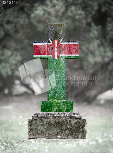 Image of Gravestone in the cemetery - Kenya