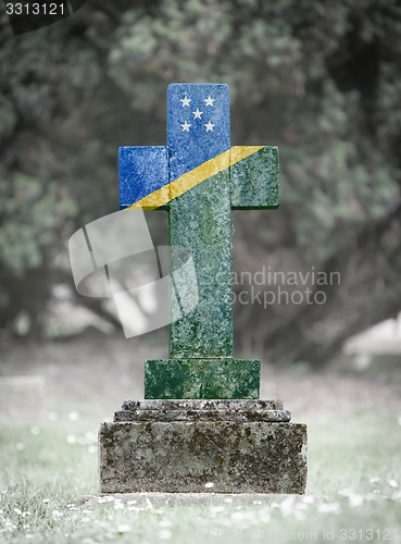 Image of Gravestone in the cemetery - Solomon Islands