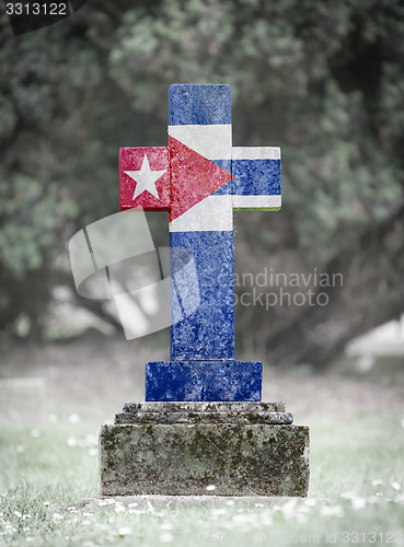 Image of Gravestone in the cemetery - Cuba