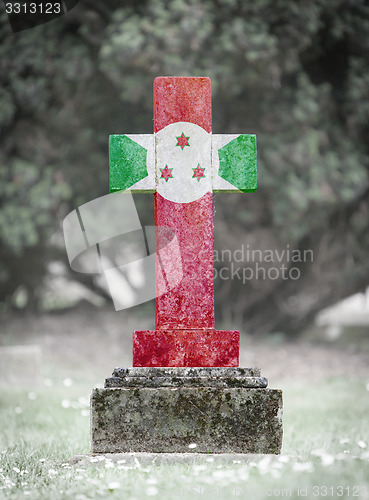 Image of Gravestone in the cemetery - Burundi