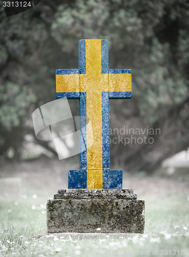 Image of Gravestone in the cemetery - Sweden