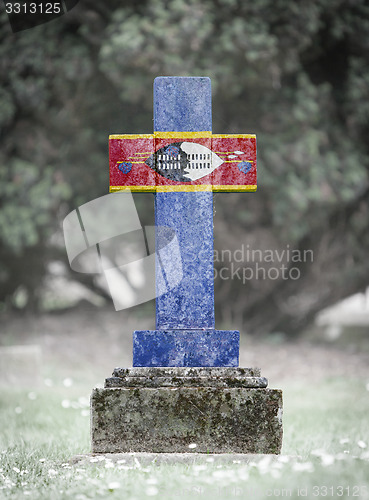 Image of Gravestone in the cemetery - Swaziland