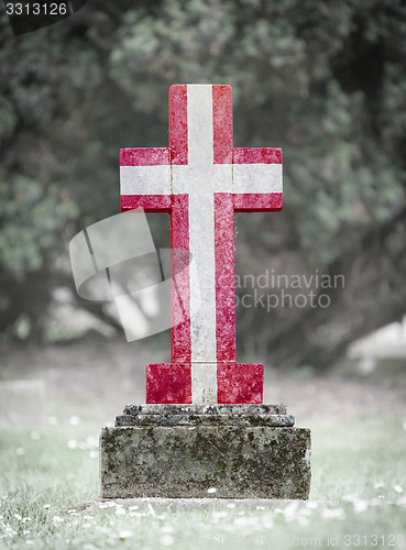 Image of Gravestone in the cemetery - Denmark