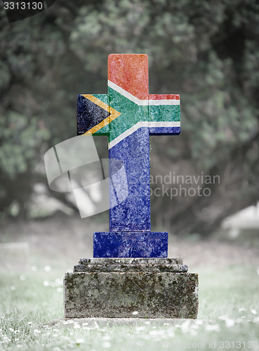 Image of Gravestone in the cemetery - South Africa