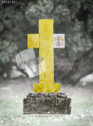 Image of Gravestone in the cemetery - Vatican City