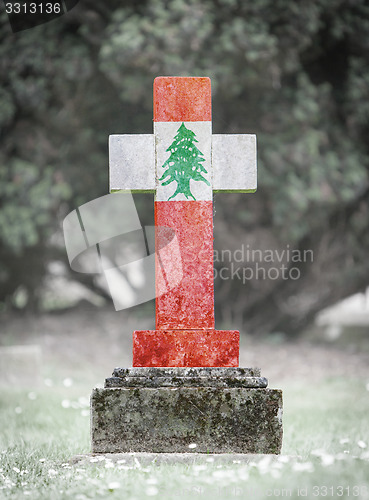 Image of Gravestone in the cemetery - Lebanon