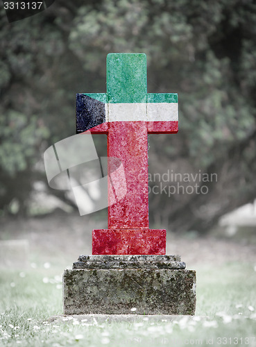 Image of Gravestone in the cemetery - Kuwait