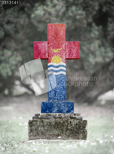 Image of Gravestone in the cemetery - Kiribati