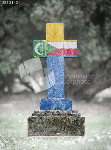 Image of Gravestone in the cemetery - Comoros