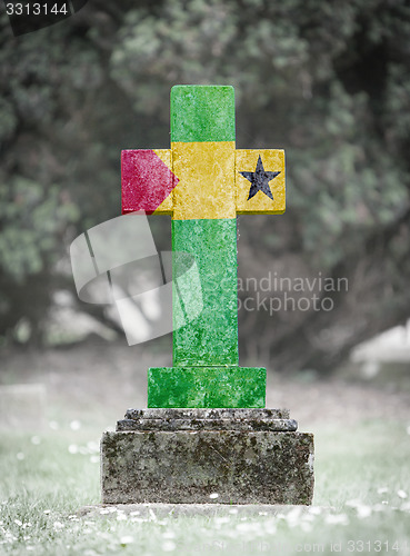 Image of Gravestone in the cemetery - Sao Tome