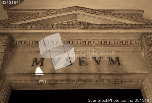 Image of Italian Museum Entrance