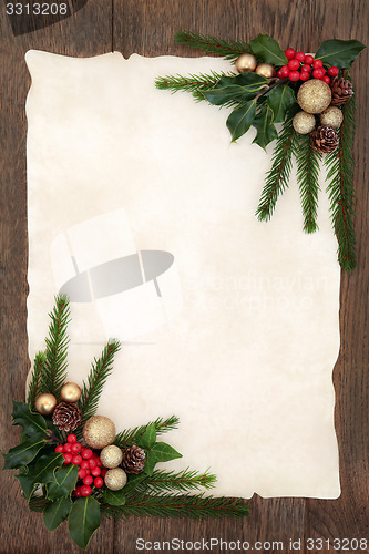Image of Christmas Decorative Background