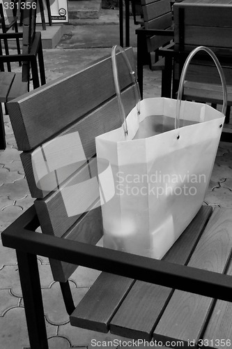 Image of bag on the chair