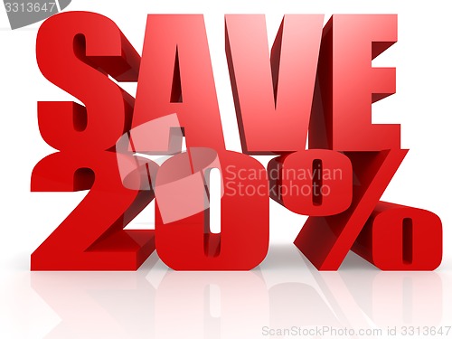 Image of Save 20 percent