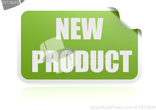 Image of New product green sticker