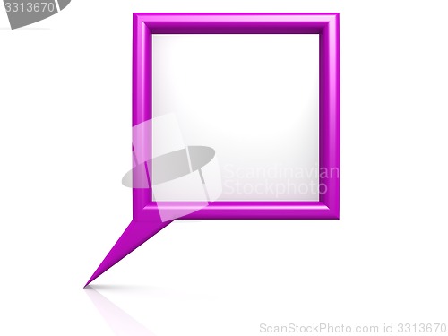 Image of Purple dialog bubble
