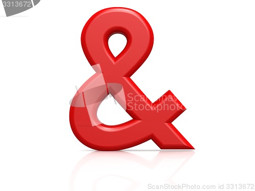 Image of Red ampersand sign