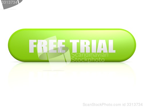 Image of Free trial green button