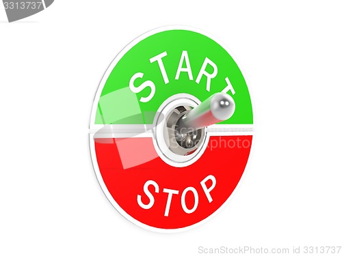 Image of Start stop toggle switch