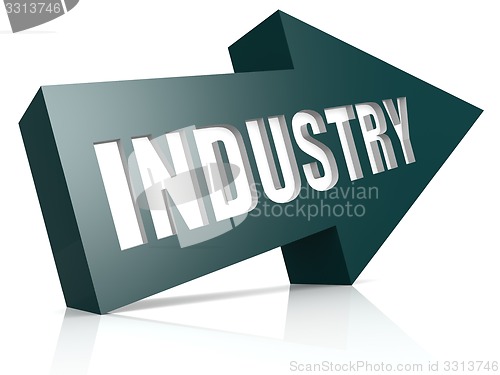 Image of Industry blue arrow