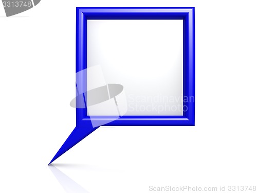 Image of Blue dialog bubble