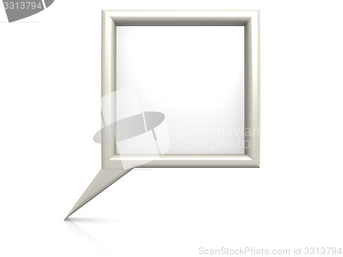 Image of White dialog bubble
