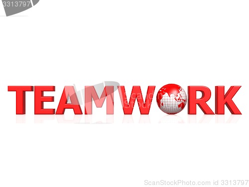 Image of Teamwork globe