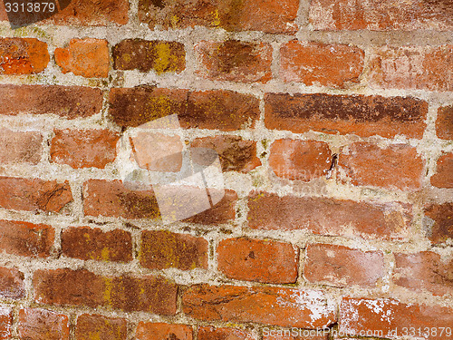 Image of Retro look Red bricks background