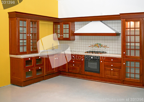 Image of Wooden kitchen