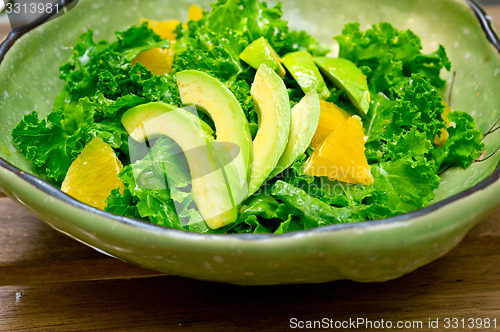 Image of fresh avocado salad 