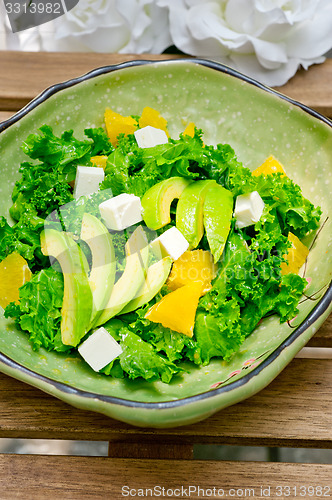 Image of fresh avocado salad 