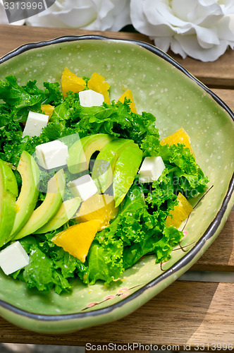 Image of fresh avocado salad 