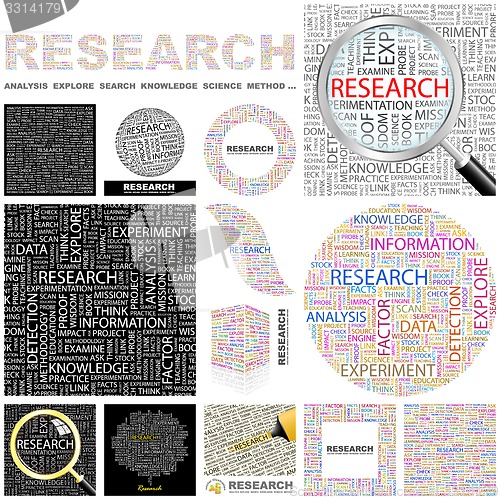 Image of Research. Concept illustration.
