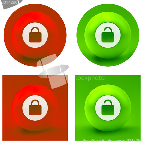 Image of Padlock icon.