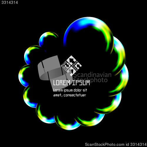 Image of Cloud abstract illustration.