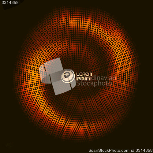 Image of Abstract mosaic background. Vector illustration. 